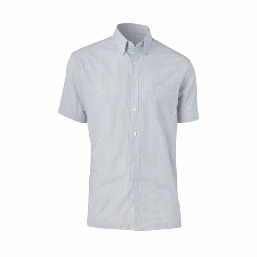 Products NNT | Short Sleeve Button Down Collar Shirt, Grey | Nnt ...